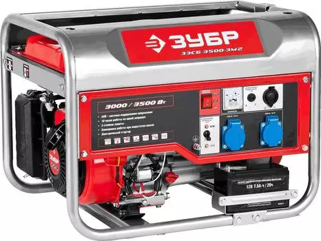 Генератор бензиновый Зубр ЗЭСБ-3500