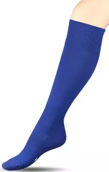 Гетры футбольные с уплотнением и сеткой на стопе INDIGO, Спорт 3, Васильковый, 41-43