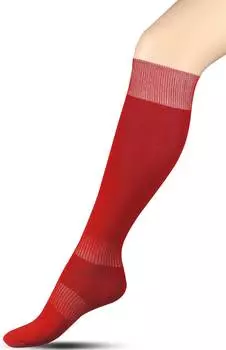 Гетры футбольные, Спорт 2, Красный, 32-34