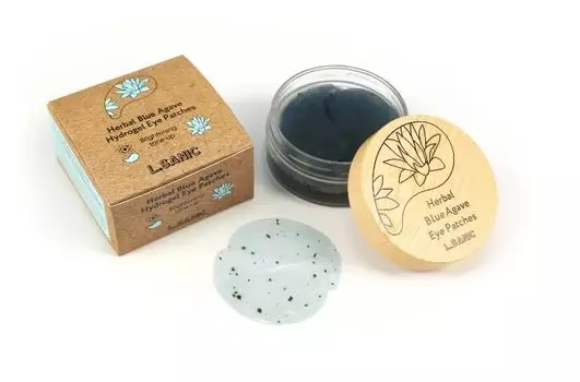Гидрогелевые патчи с экстрактом голубой агавы L.Sanic Herbal Blue Agave Hydrogel Eye Patches, 60pcs