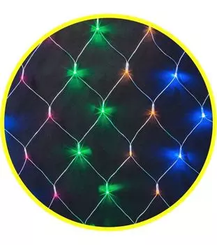 Гирлянда 61 845 NGF-N01-156RGBY-12-1.5x1.5m-230-TR-IP20 Navigator 61845