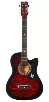 Гитара акустическая Belucci BC3830 RDS красная