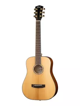 Гитара Электро-акустическая Cort Gold-mini-F-WCASE-NAT Gold Series 3/4 натуральный с чехлом
