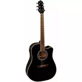 Гитара Электроакустическая FLIGHT AD-200 CEQ BK