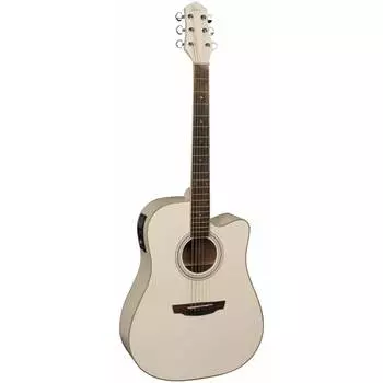 Гитара Электроакустическая FLIGHT AD-200 CEQ WH