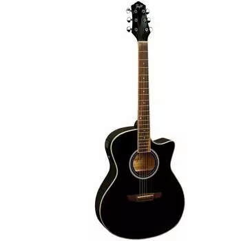 Гитара Электроакустическая FLIGHT AG-210 CEQ BK