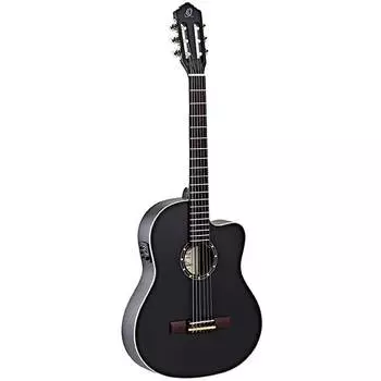 Гитара классическая Ortega RCE125SN-SBK Family Series 4/4 со звукоснимателем