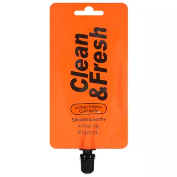 Глиняная маска для повышения упругости кожи Eunyul Clean &amp; Fresh Ultra Firming Clay Mask, 15g