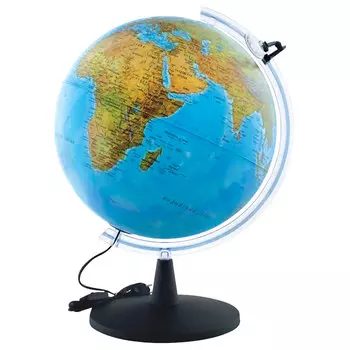 Глобус физический/политический TECNODIDATTICA (Италия) Falcon, диаметр 400 мм, с подсветкой, 451326