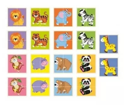Головоломка "Дикие животные" (36 дет.) 50842