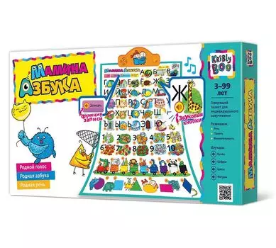 Говорящий плакат "Мамина Азбука" арт.48308 Kribly Boo