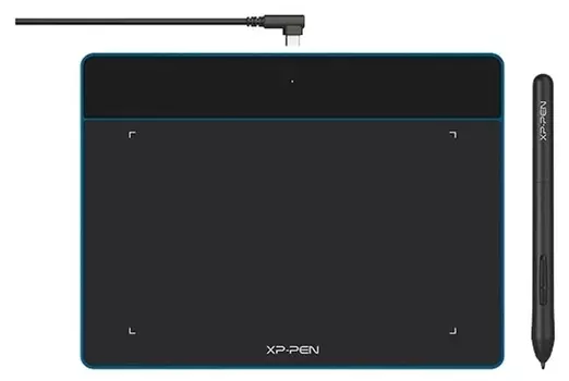 Графический планшет XP-Pen Deco Fun S USB голубой