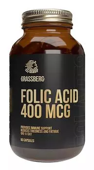 Grassberg Folic Acid 400 mcg 60 капсул