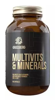 Grassberg Multivit &amp; Minerals 90 капсул