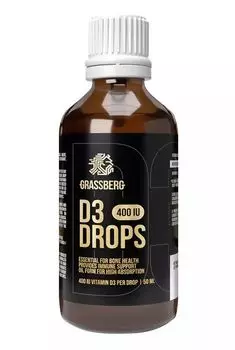 Grassberg Vitamin D3 400IU Drops 50 ml
