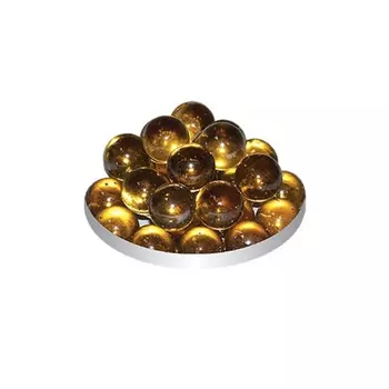 Грунт Triton стеклянный № 19 50 шт Круглый ЯНТАРНЫЙ