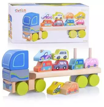 Грузовик с машинками (8 машинок) CUBIKA.13418