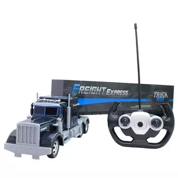 Грузовой автомобиль PATHFINDER на РУ (свет) в коробке открывание фургона,закрытие на засов,USB зарядное устройство 666-653A