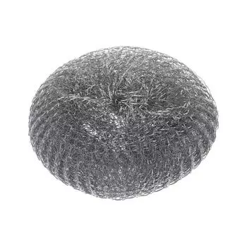 Губка (мочалка) для посуды металлическая ЛАЙМА, БОЛЬШАЯ (XXL), сетчатая, 100 г, 603106