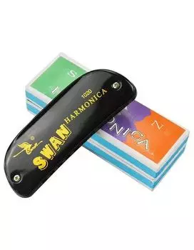 Губная гармоника SWAN SW1020-16 BK диатоническая