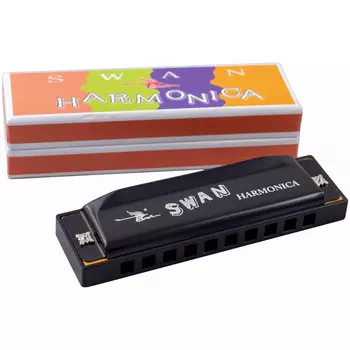 Губная гармоника SWAN SW1020 -4-BK диатоническая