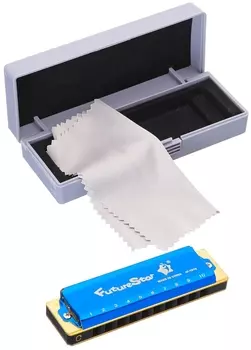 Губная гармошка Future Star JF-1018 BL