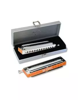 Губная гармошка хроматическая Seydel Sohne 54488C De Luxe Steel Orchestra C