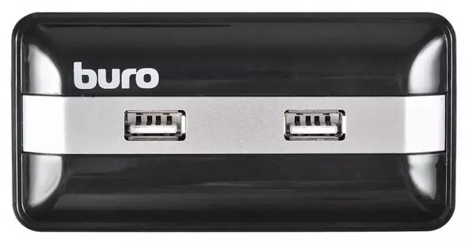 Хаб-разветвитель USB 2.0 Buro BU-HUB7-U2.0 7порт. черный
