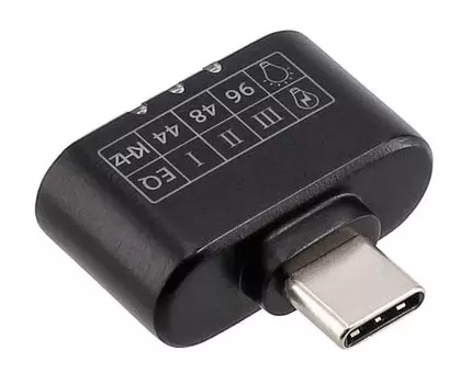 Хаб-разветвитель USB-C Hama 00135747 черный