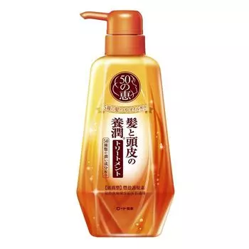 HADALABO Питательный коллагеновый кондиционер для волос 50 Megumi Nourishing Treatment, 400 мл