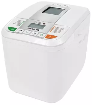 Хлебопечка Marta MT-1784 Шеф-Пекарь белый жемчуг