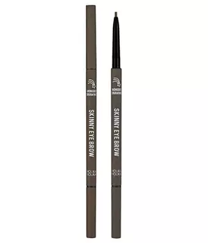 Holika Holika Карандаш для бровей Wonder Drawing Skinny Eye Brow 05 Ash Brown, пепельно-коричневый, 0,5 г