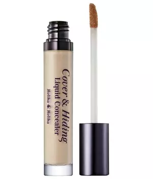 Holika Holika Консилер жидкий с кисточкой, натуральный беж Cover &amp; Hiding Liquid Concealer 02, 5 мл