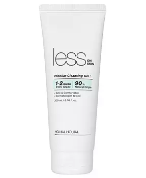 Holika Holika Мицеллярный гель Less On Skin Micellar Cleansing Gel, 200 мл