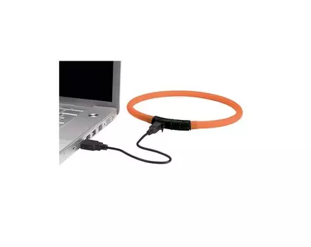 Hunter cветящийся шнурок на шею LED Yukon 20-70 см оранжевый