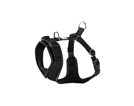 Hunter шлейка для собак Manoa S (38-47 см) нейлон/сетчатый текстиль черная