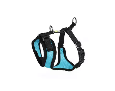 Hunter шлейка для собак Manoa XS (35-41 см) нейлон/сетчатый текстиль голубой