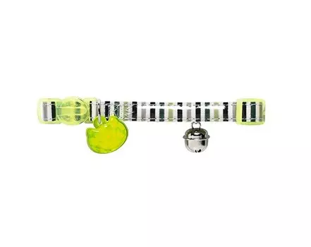 Hunter Smart ошейник для кошек Glossy Stripes лайм