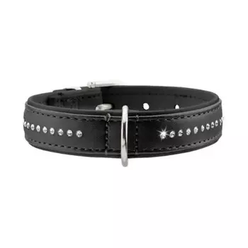Hunter Smart ошейник для собак Modern Luxus 42/13 (28-33,5 см) кожзам 1 ряд страз черный