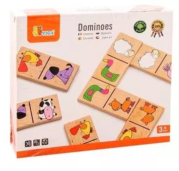 Игра Домино Ферма VIGA 59622