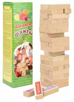 Игра "Джанго-Фанты "Сосенка" (большая) натуральное дерево 0387/Задира