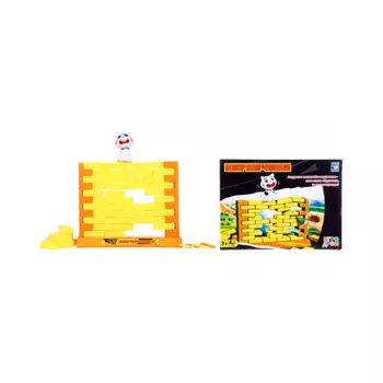 Игра настольная 1TOY ИГРОДРОМ "Кирпичики".