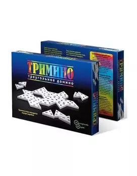 Игра Нескучные игры "Тримино" (треугольное домино) арт.7059 /14