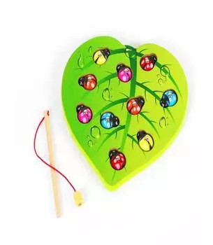 Игра рыбалка СИМА-ЛЕНД "Лист и божьи коровки" 22,7х3,5х23 см арт.4410181