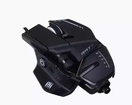 Игровая мышь Mad Catz R.A.T. 6+ чёрная (PMW3360, Omron, USB, 11 кнопок, 12000 dpi, RGB подсветка)