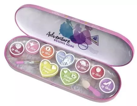 Игровой набор детской декоративной косметики для лица в пенале мал. Princess Markwins 1599019E