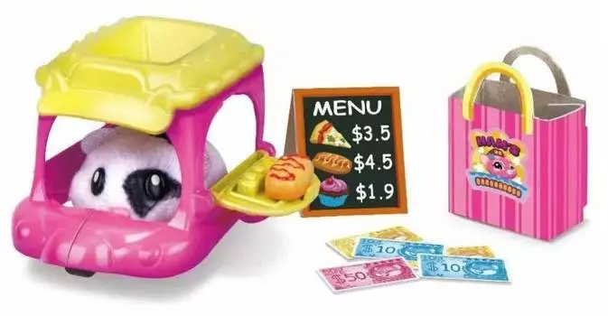 Игровой набор Хома Дома Т12493 "Хомбургер-авто" хомячок 5х3,2х3 см,