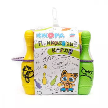Игровой набор KNOPA 82026 Прикольные кегли малые