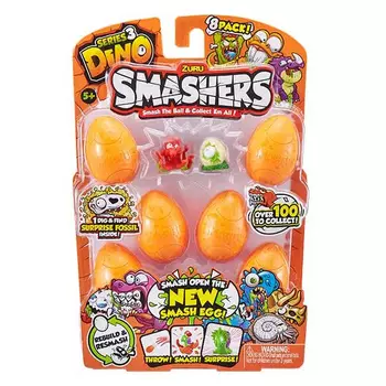 Игровой набор Zuru Smashers 7438 Дино-сюрприз в яйце, 8 шт.