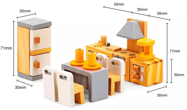 Игрушечная мебель "Кухня" в коробке 44038